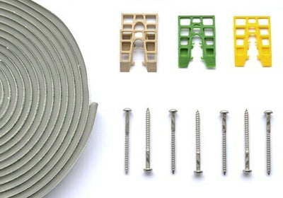 hardware kit with screws and fixings