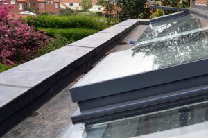 Several Visionvent actuating electric rooflights that provides ventilation