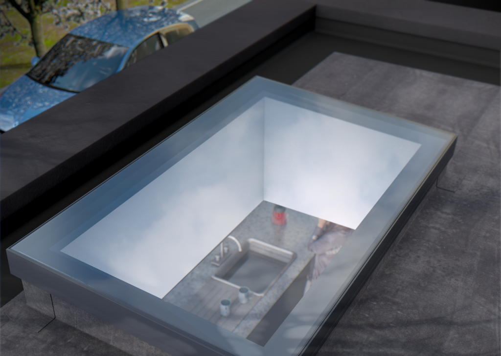 Glazing Vision Flushglaze Secure Laminated Rooflight