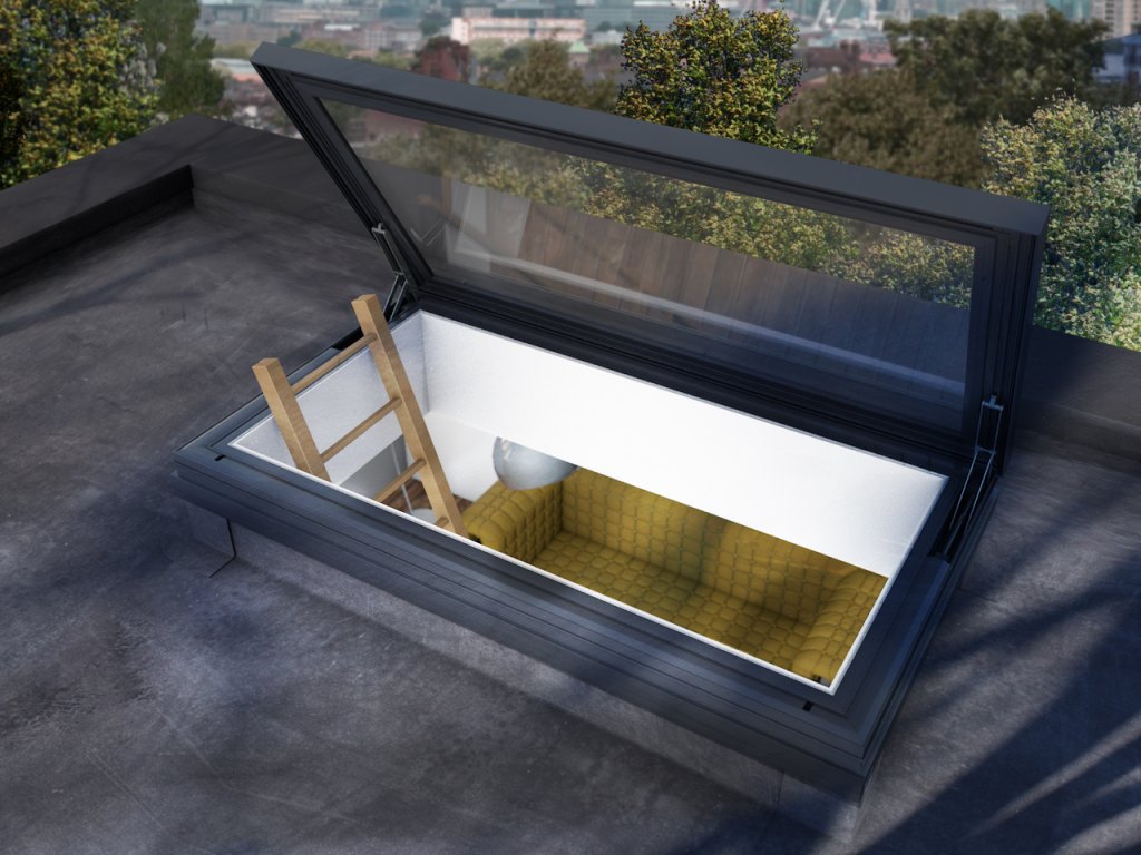 Glazing Vision Skyhatch Electric Access Rooflight